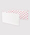 Giroletto cuore rosso bebè in costina bianco MARSHMALLOW/rosso TERKUIT