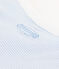 T-shirt iconica in cotone a righe Donna rosa GRETEL/bianco MARSHMALLOW