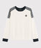 Felpa Donna bianco MARSHMALLOW/blu SMOKING