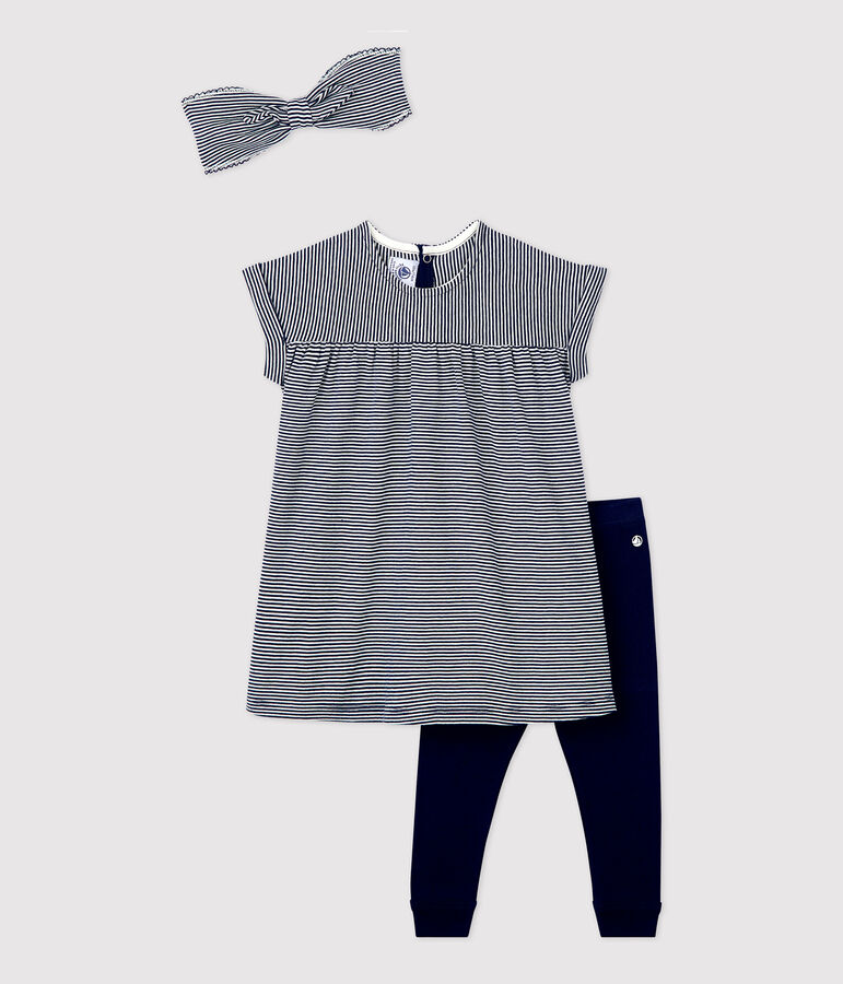 Confezione regalo con 3 articoli per beb&egrave; multicolore