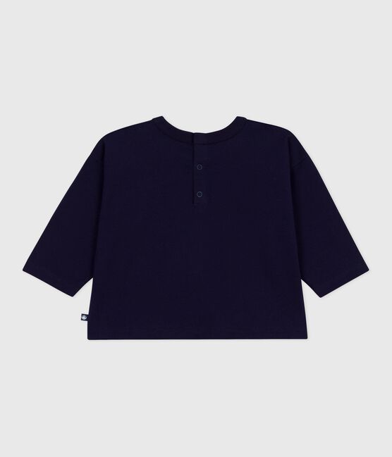 T-shirt a maniche lunghe in cotone con motivo gatto neonato SOIR