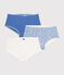 Confezione di 3 shorty a fiori in cotone bambino variante 1