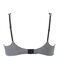 reggiseno in jersey lycra seconda pelle blu ABYSSE/bianco LAIT