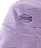 Cappello da pescatore a costine donna bianco/viola/giallo