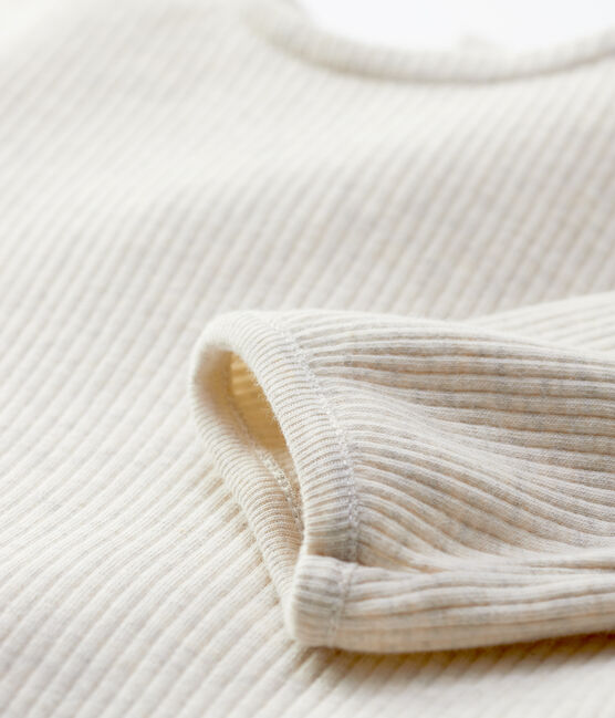 Blusa in cotone bebè. beige MONTELIMAR CHINE