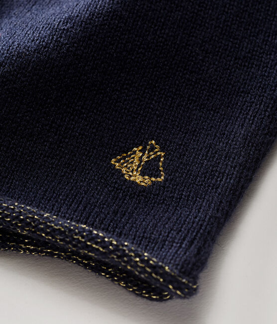 Cardigan a maniche lunghe bebè femmina blu SMOKING