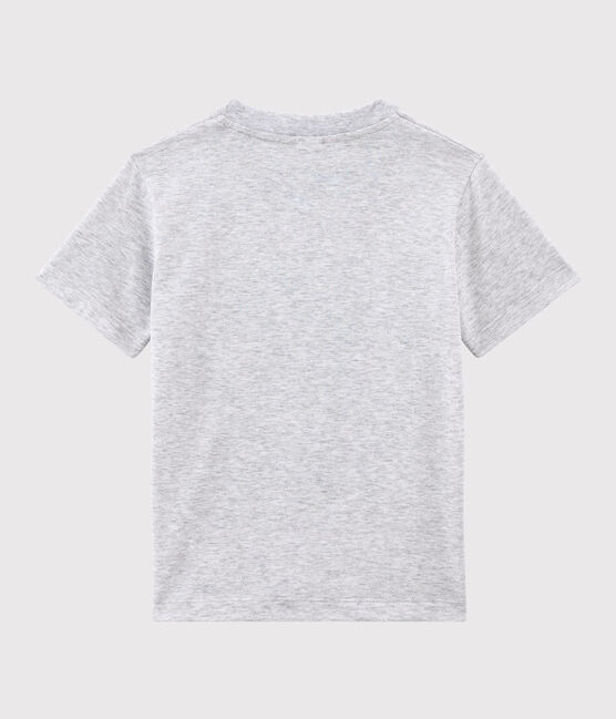 T-shirt maniche corte in jersey bambino grigio POUSSIERE CHINE