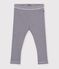 Leggins in cotone a righe neonato blu/bianco