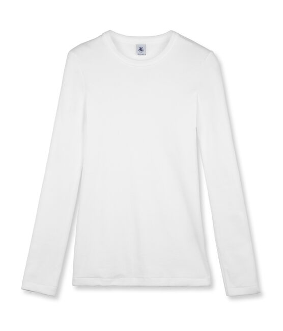 T-shirt manica lunga iconica donna bianco ECUME