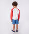 Felpa in cotone stampato bambino rosso MARSHMALLOW/ SPI