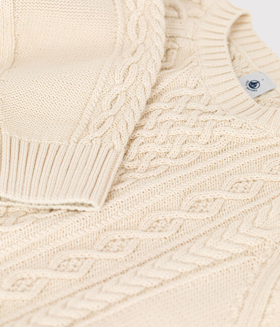 Maglione irlandese in cotone donna ecru AVALANCHE