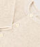 Cardigan bebè in velluto di cotone beige MONTELIMAR CHINE