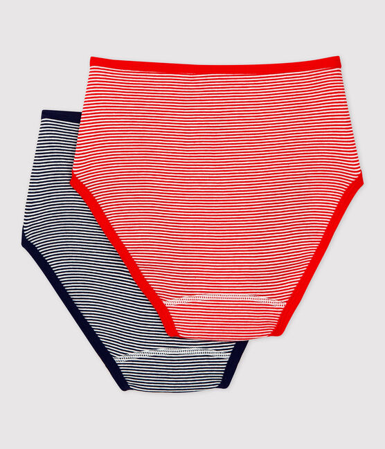 Confezione da 2 slip vita alta in cotone BIO Donna variante 1