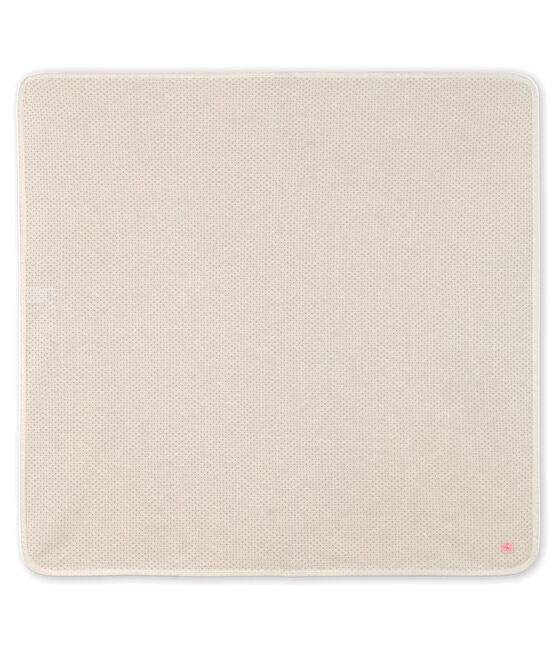 Copertina nascita bebè a costine bianco MARSHMALLOW/rosa GRETEL/ MULTICO