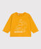 T-shirt a maniche lunghe in jersey per bebè giallo BOUDOR
