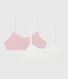 Set di brassière in cotone ed elastan bambino