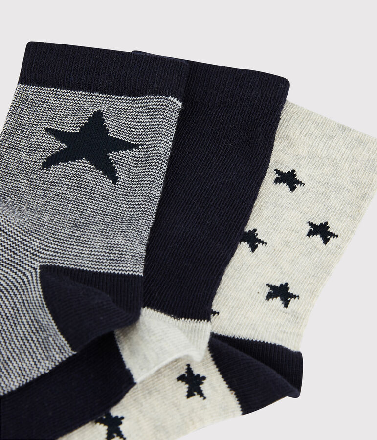 Confezione da 3 paia di calzini bambina/bambino multicolore