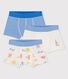 Confezione da 3 boxer bambino Parigi in cotone