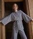 Kimono a righe donna