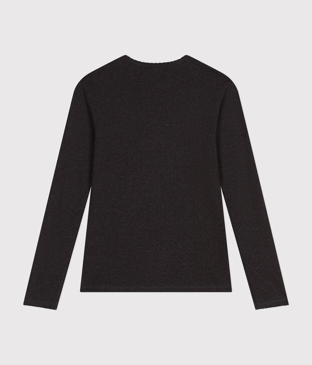 T-shirt L'ICONIQUE cocotte in cotone Donna grigio