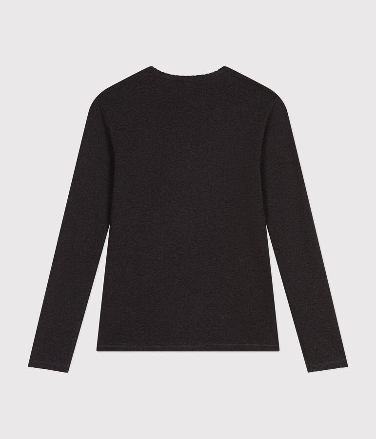 T-shirt L'ICONIQUE cocotte in cotone Donna grigio