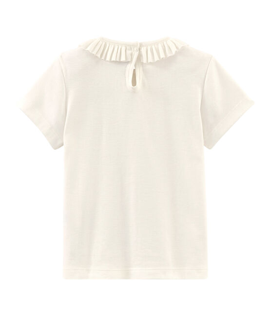 T-shirt a maniche corte bambina bianco MARSHMALLOW