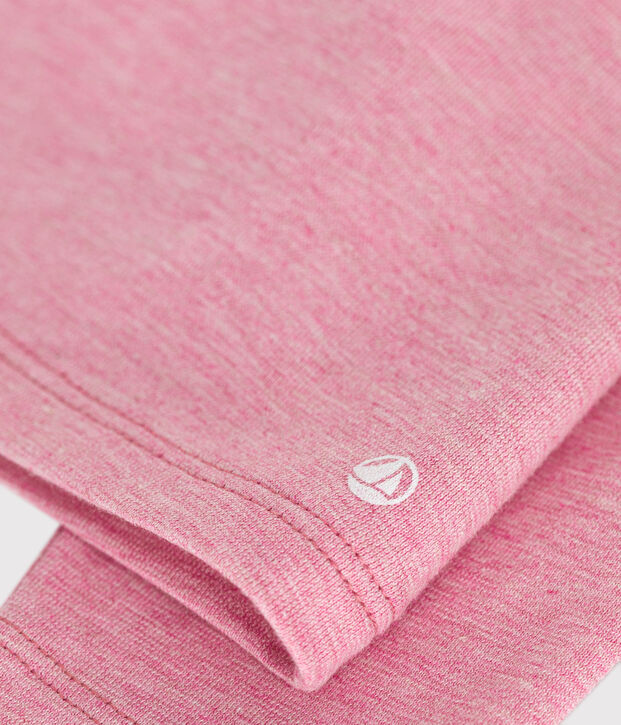 Blusa a manica lunga in jersey per beb&egrave; rosa