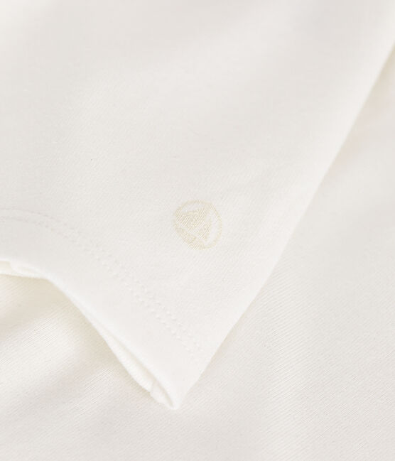T-shirt L'ICONIQUE cocotte in cotone Donna bianco ECUME