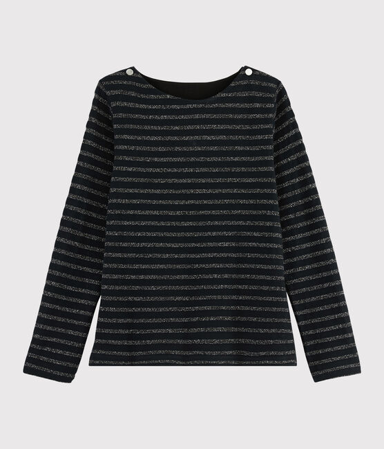 Marinière luccicante Donna nero NOIR/ NOIR ARGENT BRILLANT