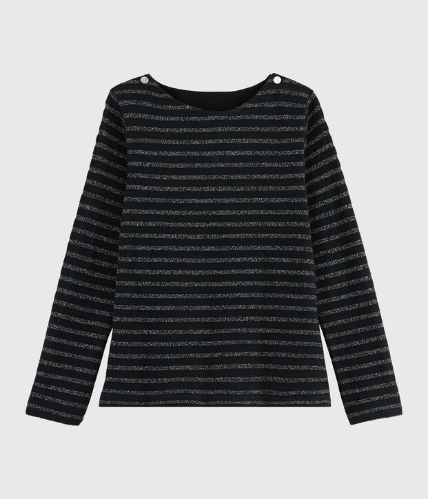Marini&egrave;re luccicante Donna nero/NOIR ARGENT BRILLANT
