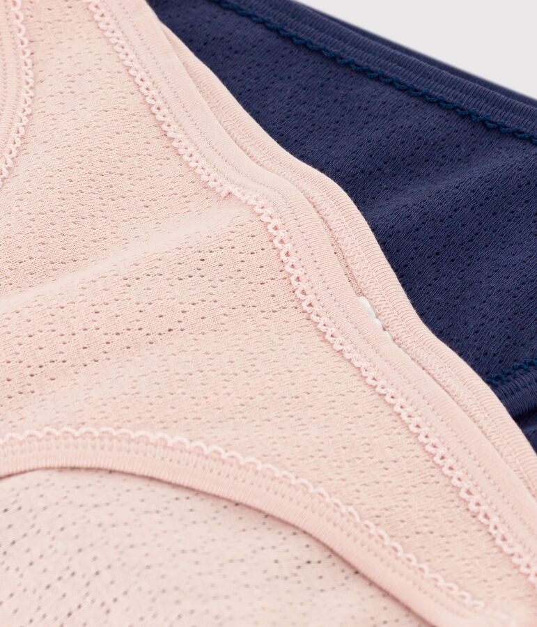 Confezione da 2 slip in cotone donna multicolore