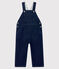 Salopette per bebè in felpa denim blu JEAN