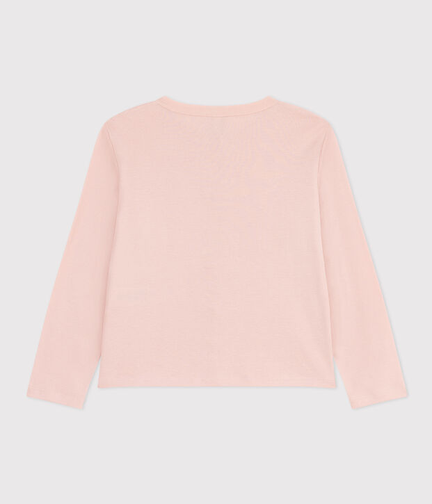 Cardigan in cotone bambina rosa