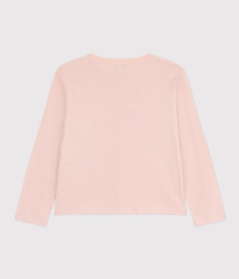 Cardigan in cotone bambina rosa SALINE