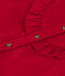 Blusa in velluto fine bambina rosso CORRIDA
