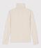 T-shirt lupetto l'Iconique in tessuto jacquard beige MONTELIMAR CHINE