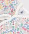 Pigiama senza piedini per neonati in cotone con stampa floreale bianco/multicolore