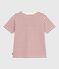 T-shirt maniche corte con stampa bambino rosso MILK/ AMARANTE