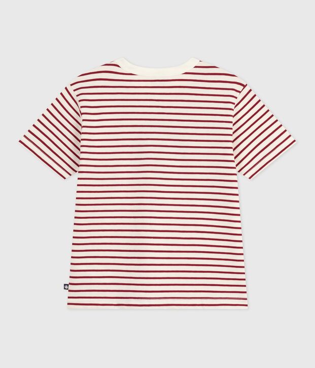 T-shirt a maniche corte con stampa bambino rosso/rosso