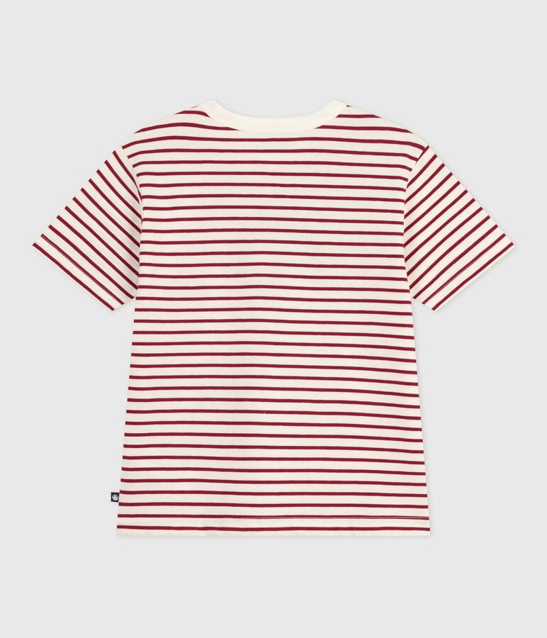 T-shirt a maniche corte con stampa bambino rosso/rosso