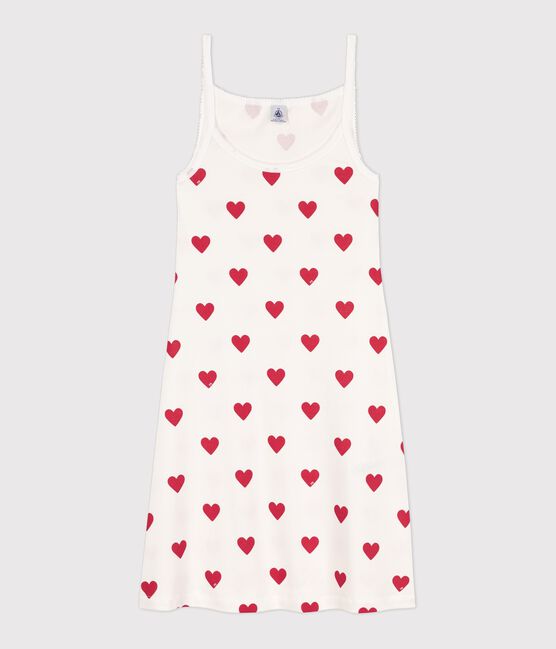Nuisette in cotone Donna bianco MARSHMALLOW/rosso TERKUIT