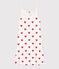 Nuisette in cotone Donna bianco MARSHMALLOW/rosso TERKUIT