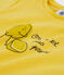 T-shirt a maniche corte in cotone bambina giallo ORGE