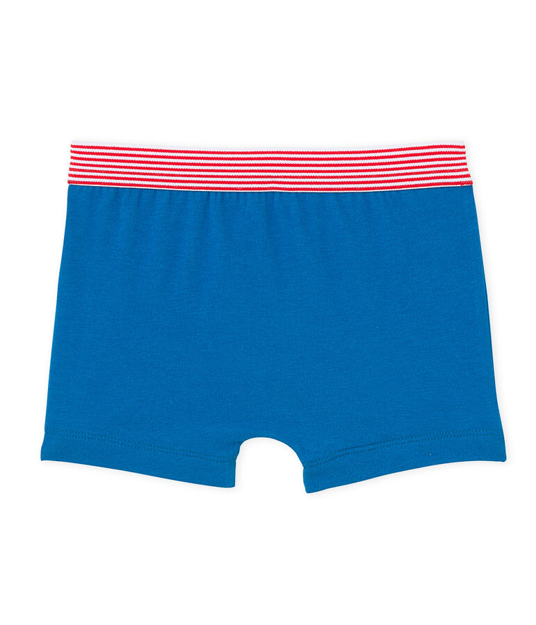 Boxer bambino con motivo blu Mykonos