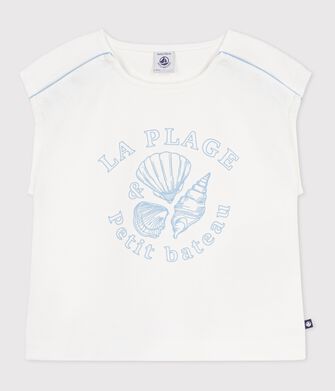 T-shirt a maniche corte in cotone bambina