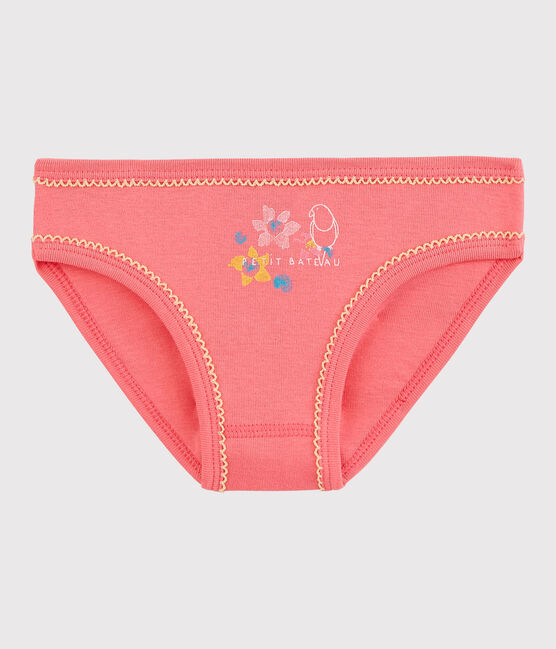 La mutandina in cotone per bambina rosa CUPCAKE
