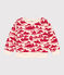 Felpa in molleton stampato bambino rosso AVALANCHE/ ROUGE
