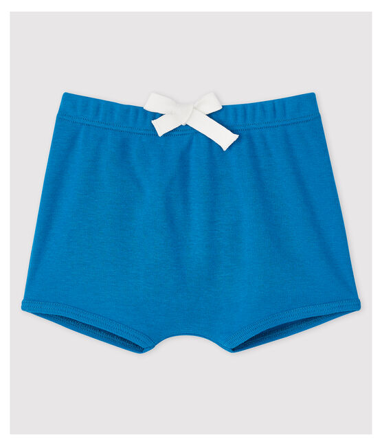 Shorts per  bebè in cotone blu MYKONOS