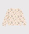 Cardigan in tubique bambina bianco AVALANCHE/ MULTICO