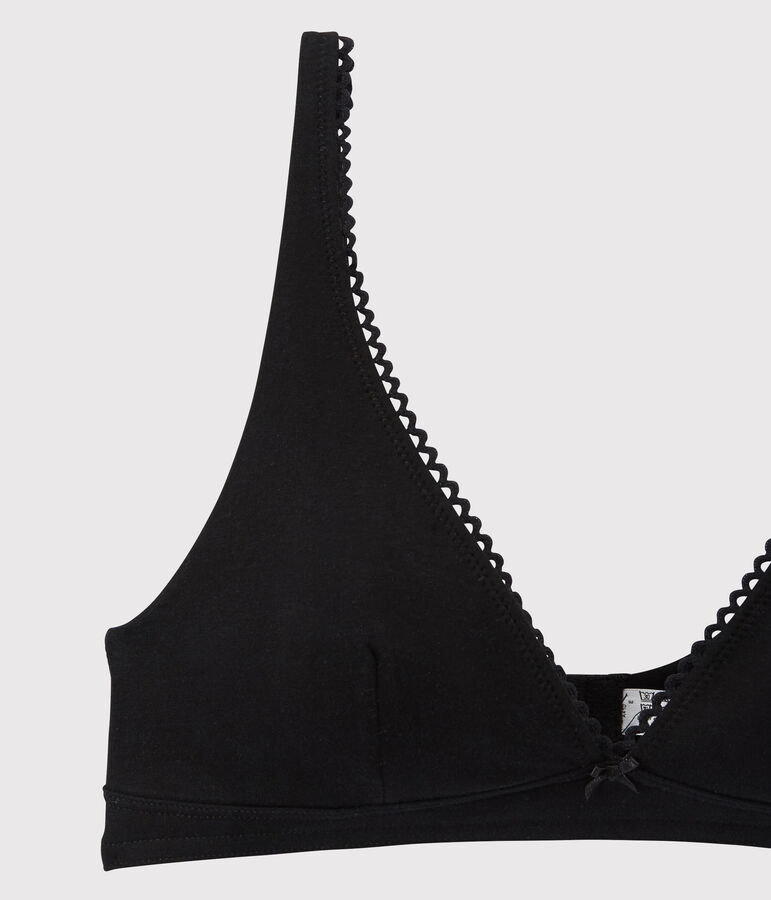 Reggiseno tinta unita Donna nero